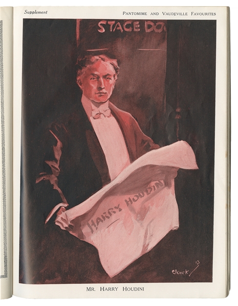 [HOUDINI]. GOLDSTON, Will (1878 – 1948), editor. Pantomime ...
