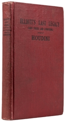 HOUDINI, Harry (Erik Weisz, 1874 – 1926). Elliott's Last Le...