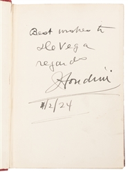 HOUDINI, Harry (Erik Weisz, 1874 – 1926). Elliott's Last Le...