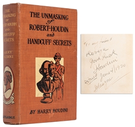 HOUDINI, Harry (Erik Weisz, 1874 – 1926). The Unmasking of ...