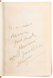 HOUDINI, Harry (Erik Weisz, 1874 – 1926). The Unmasking of ...