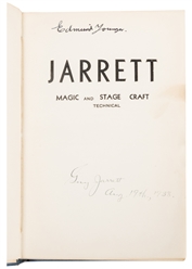 JARRETT, Guy (1881 – 1972). Jarrett. Magic and Stage Craft ...