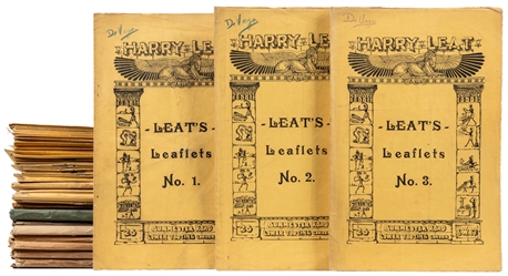 LEAT, Harry (1874-1949). Collection of Magazines and Public...