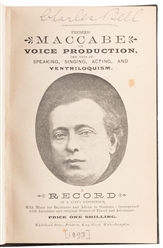 MACCABE, Frederic (1831 – 1904). Frederic Maccabe on Voice ...