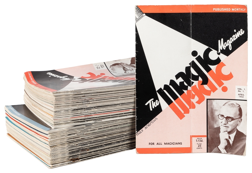 The Magic Magazine. Max Andrews. V1 N1 (Apr. 1952)- V5 N6 (...