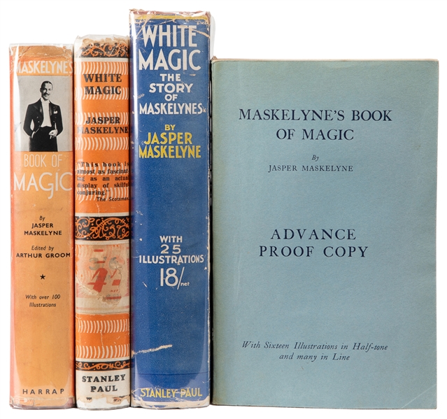 MASKELYNE, Jasper (1902 – 73). Three Editions and one Advan...