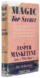 MASKELYNE, Jasper (1902 – 73). Magic—Top Secret. Watford: S...