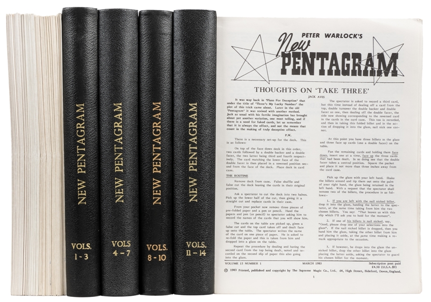 New Pentagram. Peter Warlock. V1 N1 (Mar. 1969) – V20 N12 (...