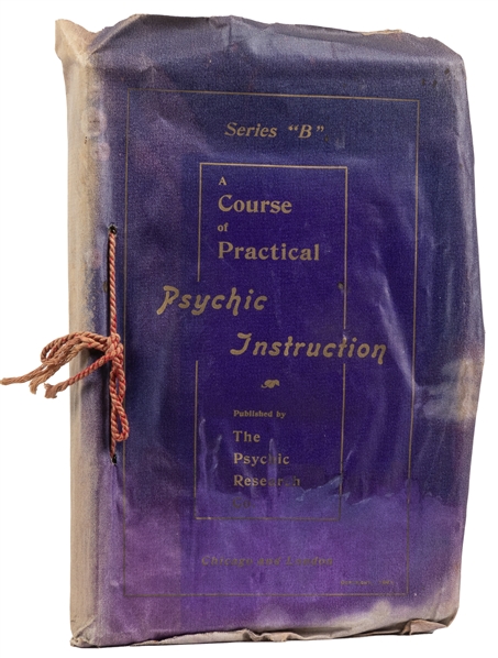[PSYCHICS]. A Course In Practical Psychic Instruction. Chic...