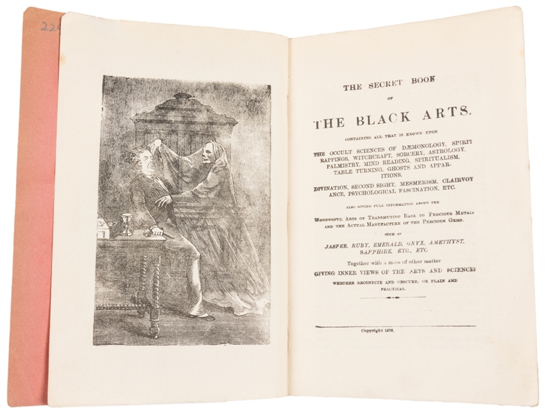 The Secret Book of the Black Arts. New York: Hurst & Co., 1...