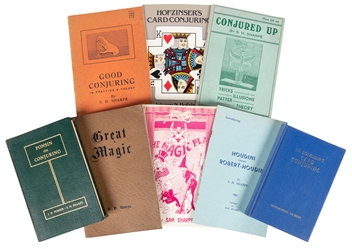 SHARPE, S.H. (1902 – 92). Eight Signed Works on Conjuring. ...