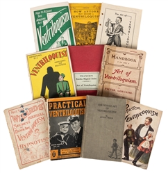 [VENTRILOQUISM]. Collection of Works on the Art of Ventrilo...