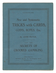 VICTOR, John. New And Systematic Tricks with Cards … Also t...
