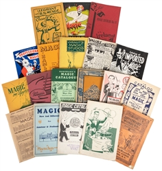 [CATALOGS - MAGIC]. Large Group of Nearly 130 Magic Apparat...