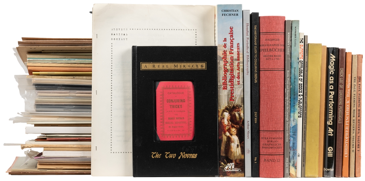 [MAGIC - BIBLIOGRAPHIES & REFERENCE BOOKS]. Group of Nearly...