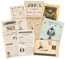 [MAGIC - BIBLIOGRAPHIES & REFERENCE BOOKS]. Group of Nearly...