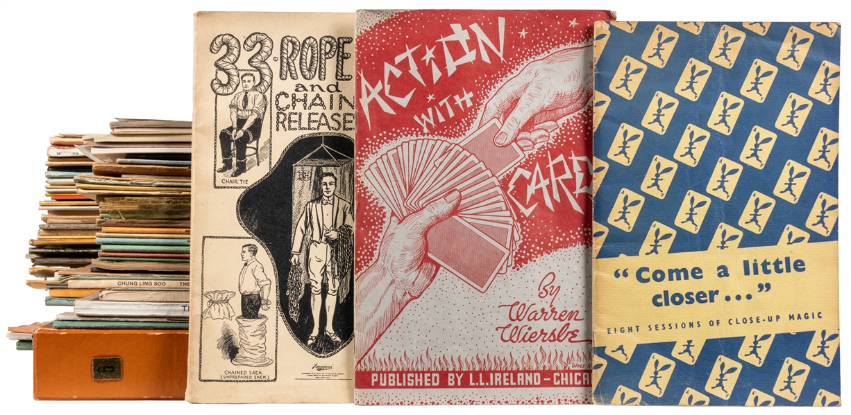 [MAGIC - INSTRUCTIONAL]. Group of Nearly 170 Pamphlets on M...