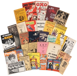 [MAGIC - PAMPHLETS]. Group of Nearly 100 Pamphlets About Ma...