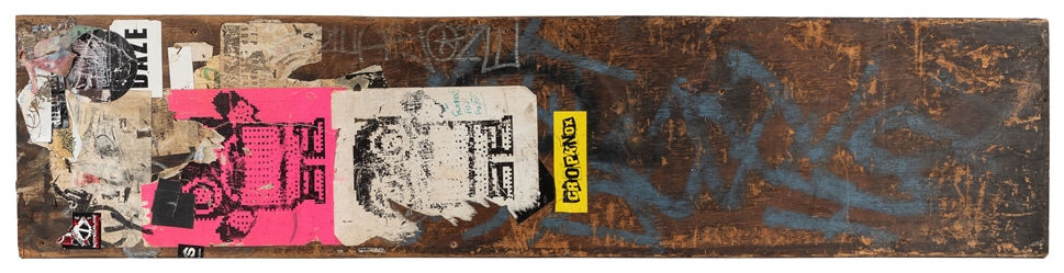 [CBGB & OMFUG CLUB]. Two Original Pieces of the Interior Cl...