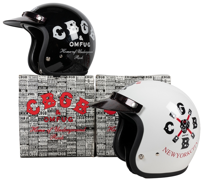 [CBGB & OMFUG CLUB SOUVENIRS]. Pair of Original CBGB-Brande...