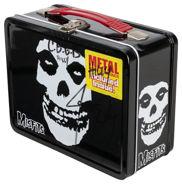 [CBGB & OMFUG CLUB SOUVENIRS]. Misfits Metal Lunch Box and ...