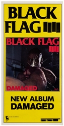 Black Flag / Damaged / New Album Promo Poster. Unicorn/SST ...