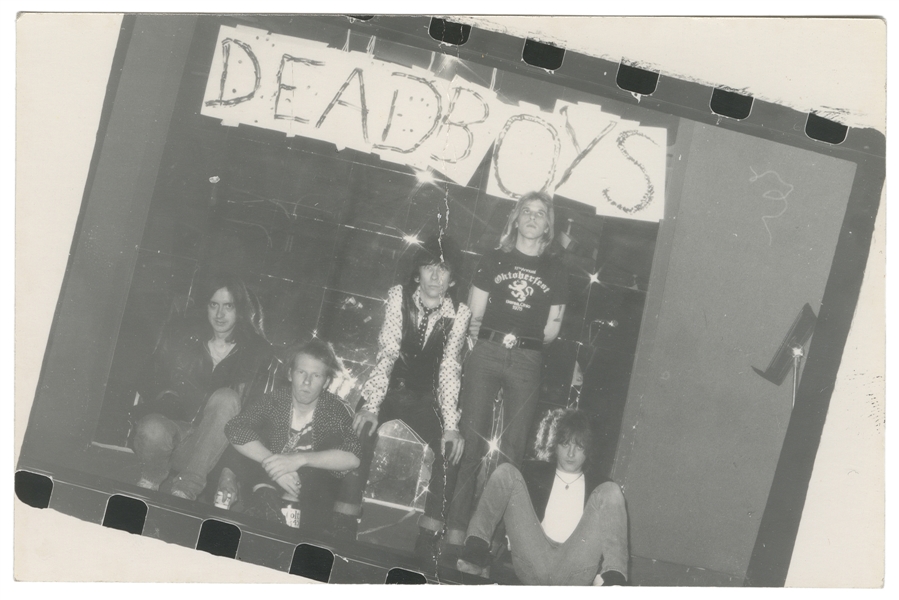 Dead Boys / Real Photo Postcard. Circa 1970s. Real photo po...