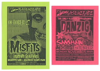 [GLENN DANZIG]. Tourbook, Flyers, and Ephemera. Circa 1990s...