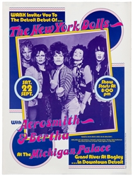 New York Dolls, Aerosmith, and Bertha at the Michigan Palac...