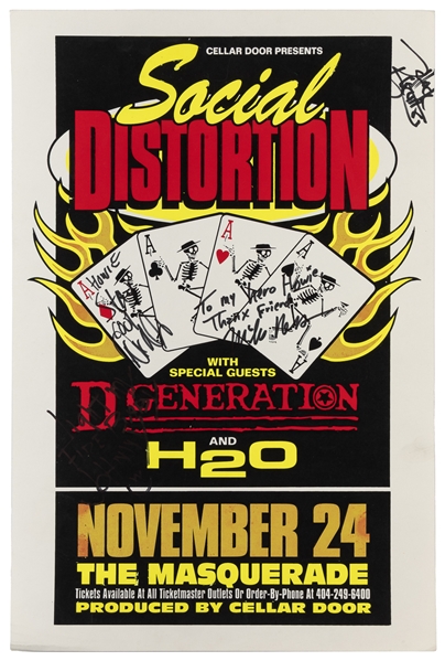 Social Distortion / D-Generation / H2O at The Masquerade. C...