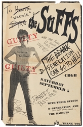 Two Posters / The Stiffs with D Generation and The Radicts ...