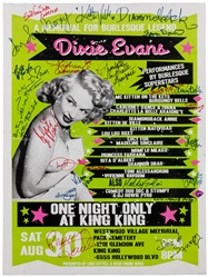 Memorial for Burlesque Legend Dixie Evans. Circa 2013. Offs...