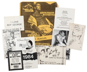 Group of Gay Nightlife Flyers and Handbills. New York, ca. ...