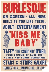 [AFRICAN AMERICANA]. Burlesque / “Kiss Me Baby. Baltimore:...