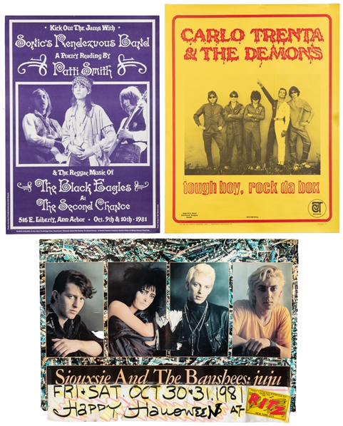 [ROCK MUSIC]. Group of 17 Posters for Musical Movies or Con...