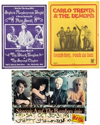 [ROCK MUSIC]. Group of 17 Posters for Musical Movies or Con...