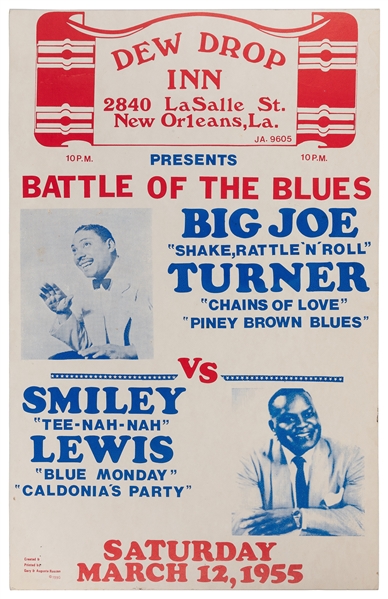 [WINDOW CARD]. Battle of the Blues. Big Joe Turner vs Smile...