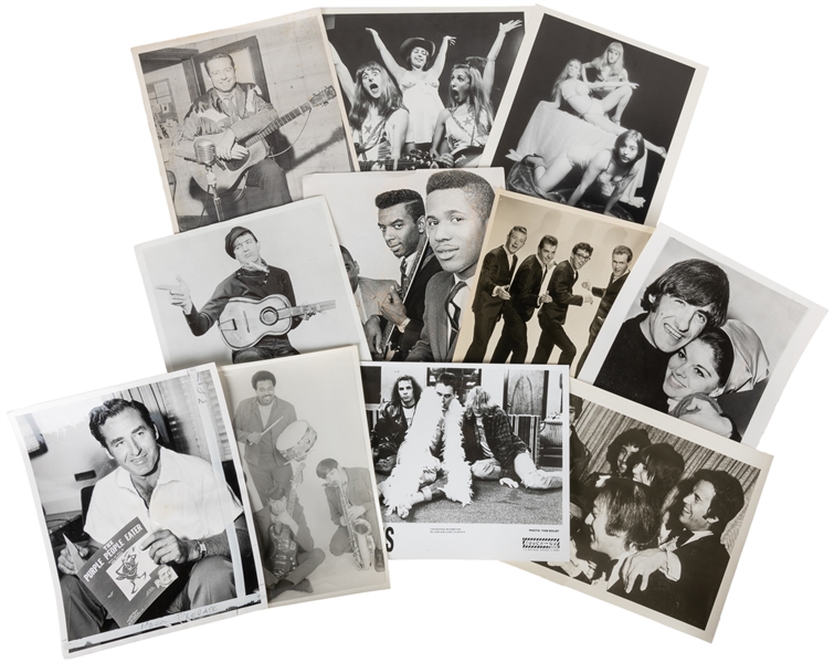 Group of 22 Press Photographs of Musicians. 20th century. G...