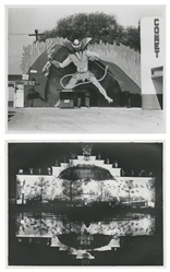 LOPEZ, Ralph. Two photographs of Riverview Amusement Park, ...