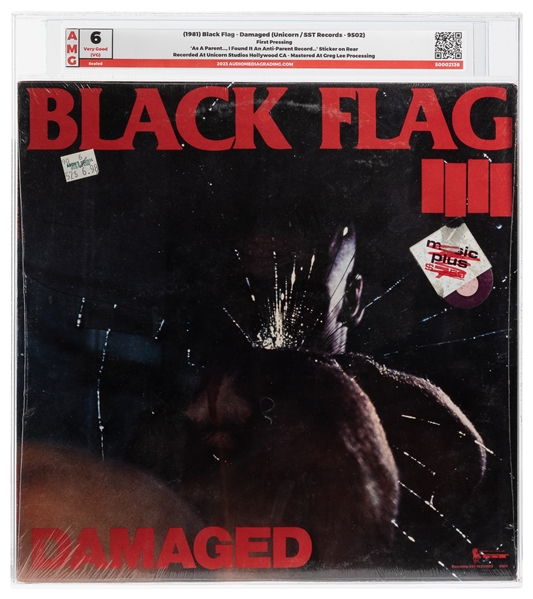 [VINYL RECORD]. BLACK FLAG. Damaged. MCM Distribution, 1981...