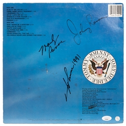 [VINYL RECORD]. THE RAMONES. Leave Home (SIGNED). Sire Reco...