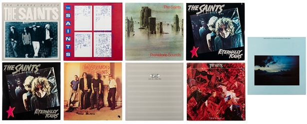 [VINYL RECORDS]. THE SAINTS. Group of 9 LPs. Including: A L...