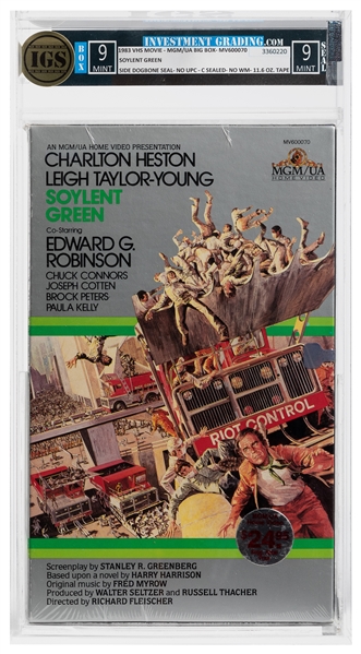 [VHS]. Soylent Green (1973). SEALED. New York: MGM Home Vid...