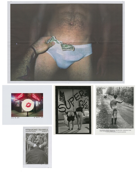 Small Lot of Gay Ephemera. Circa 1990s-2000s. Includes: Str...