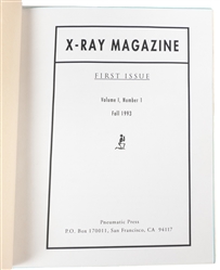 X-Ray Magazine V1 N1 (1993). Pneumatic Press. NUMBERED 37 f...