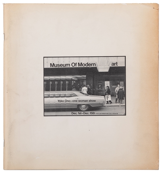 [FLUXUS]. YOKO ONO (b. 1933). Museum of Modern [F]art: Yoko...