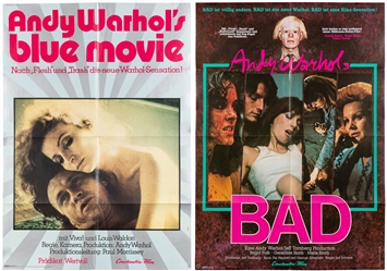 [WARHOL, Andy (American, 1928–1987)]. Two German Movie Post...