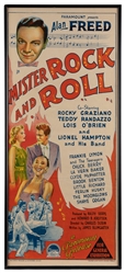 [MOVIE POSTER]. Alan Freed in Mister Rock and Roll. Paramou...