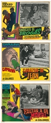 [LOBBY CARDS]. Group of 32 Color Mexican Lobby Cards with S...