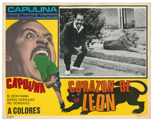 [LOBBY CARDS]. Group of 32 Color Mexican Lobby Cards with S...